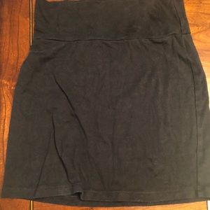 Black pencil skirt